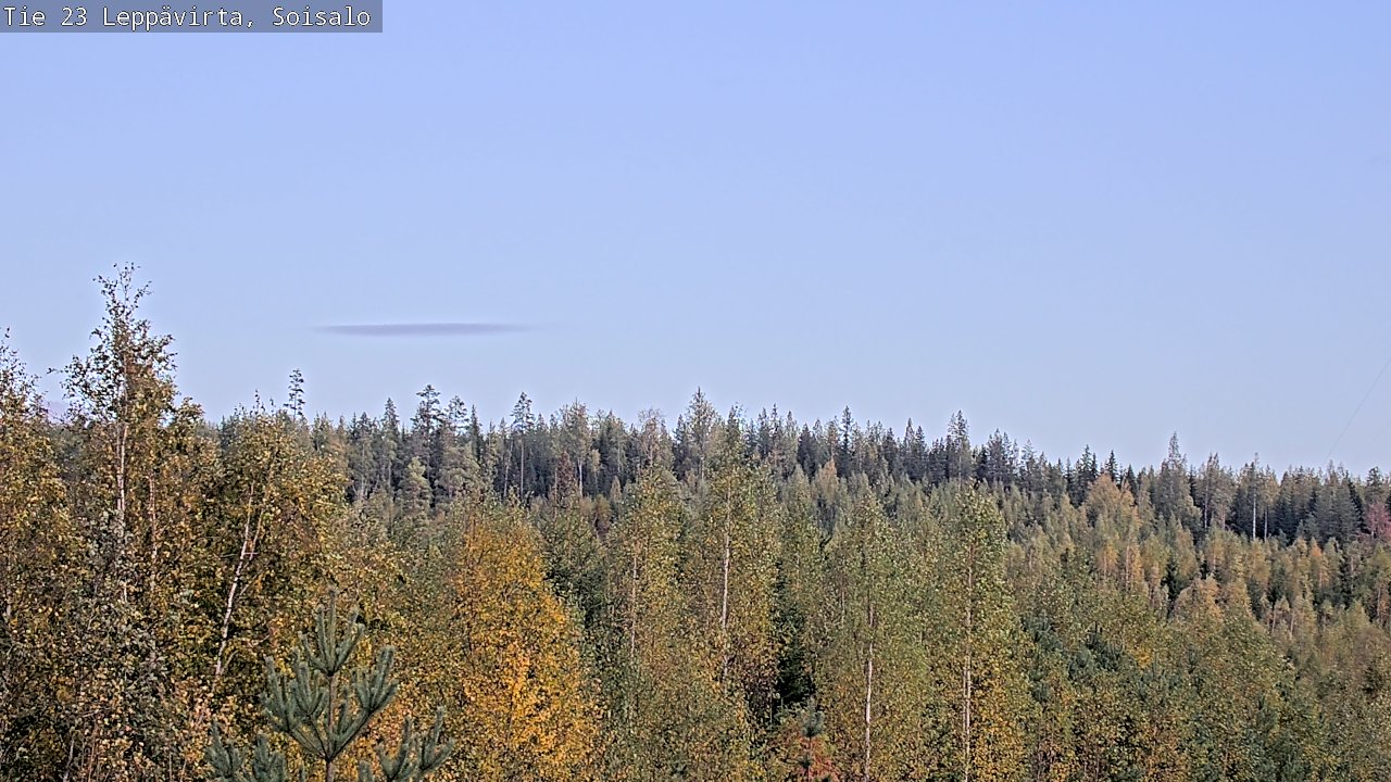 Weather Camera Image Väg 23 Leppävirta, Soisalo, Leppävirta, Pohjois-Savo