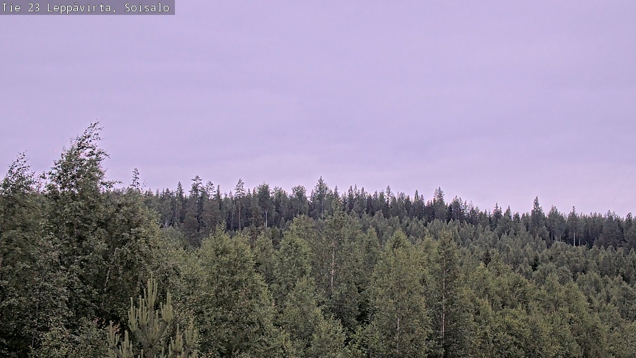 Weather Camera Image Väg 23 Leppävirta, Soisalo, Leppävirta, Pohjois-Savo