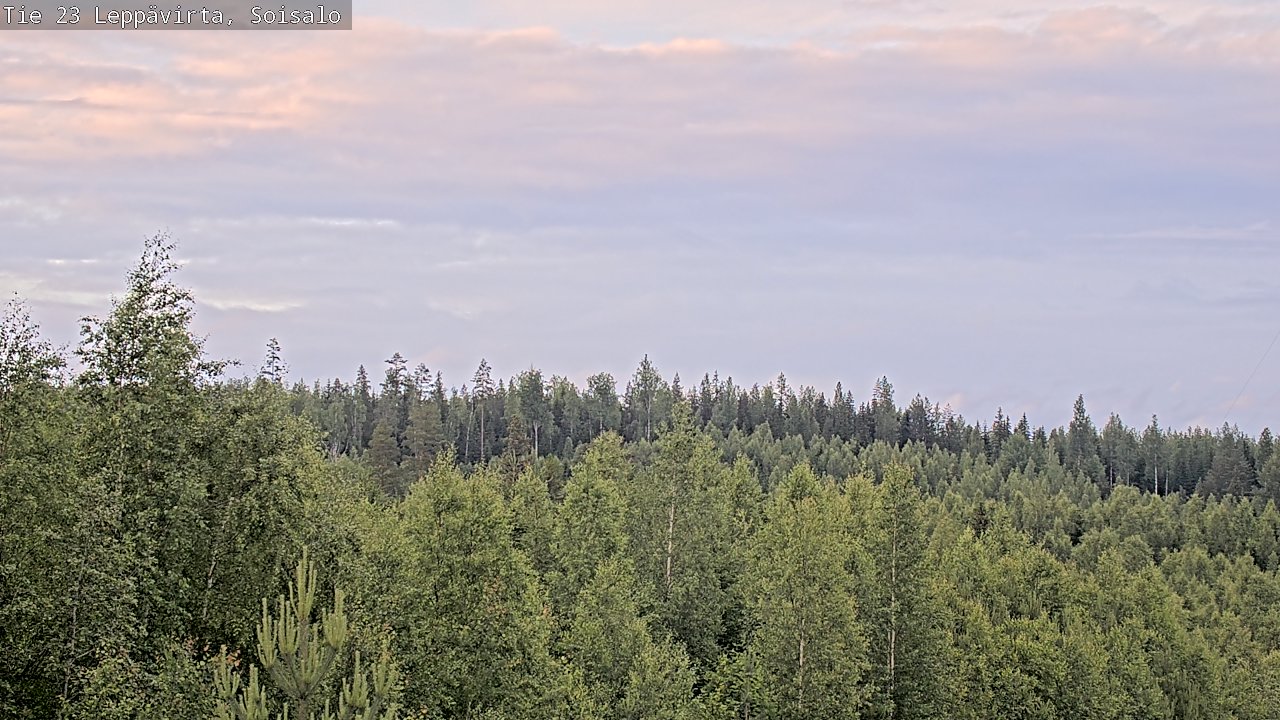 Weather Camera Image Väg 23 Leppävirta, Soisalo, Leppävirta, Pohjois-Savo