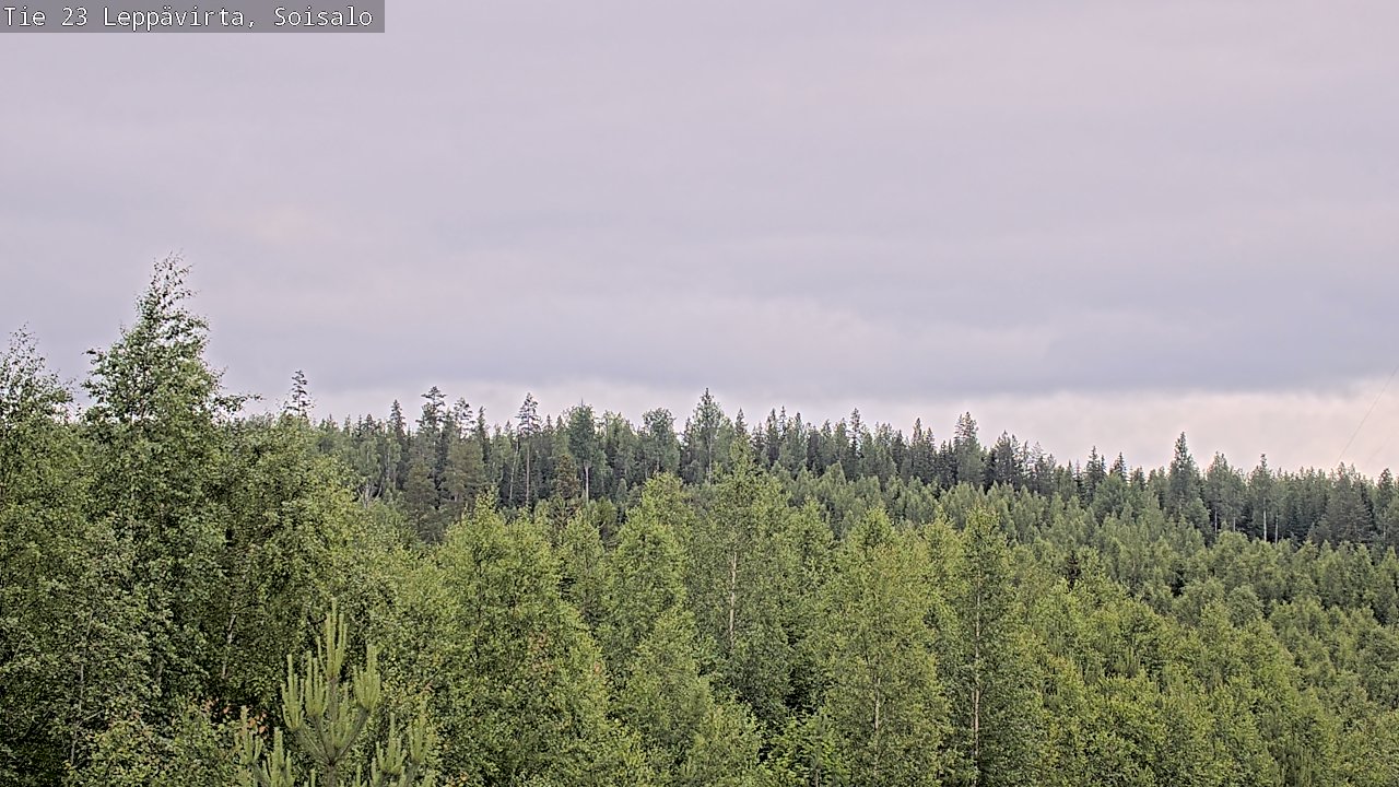 Weather Camera Image Väg 23 Leppävirta, Soisalo, Leppävirta, Pohjois-Savo