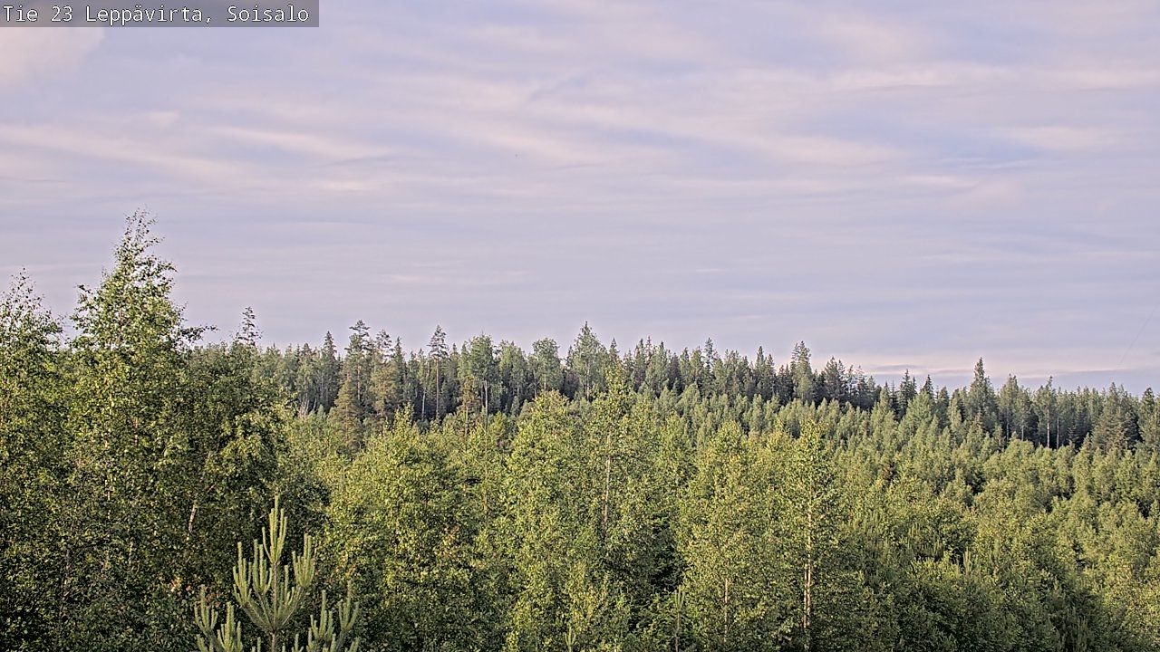 Weather Camera Image Väg 23 Leppävirta, Soisalo, Leppävirta, Pohjois-Savo