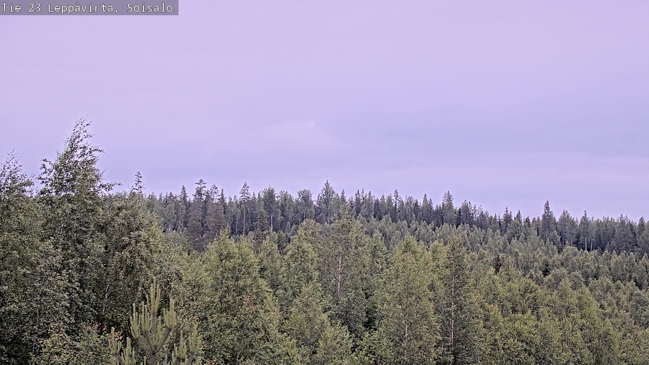 Weather Camera Image Väg 23 Leppävirta, Soisalo, Leppävirta, Pohjois-Savo