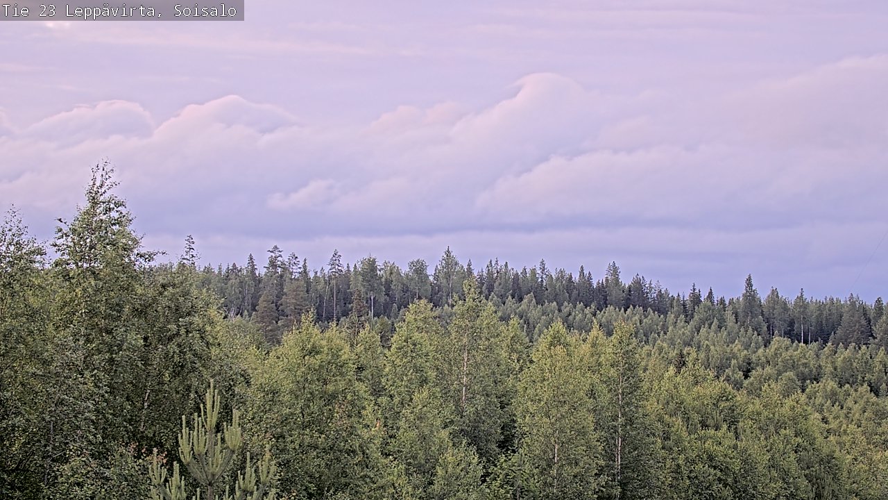 Weather Camera Image Väg 23 Leppävirta, Soisalo, Leppävirta, Pohjois-Savo