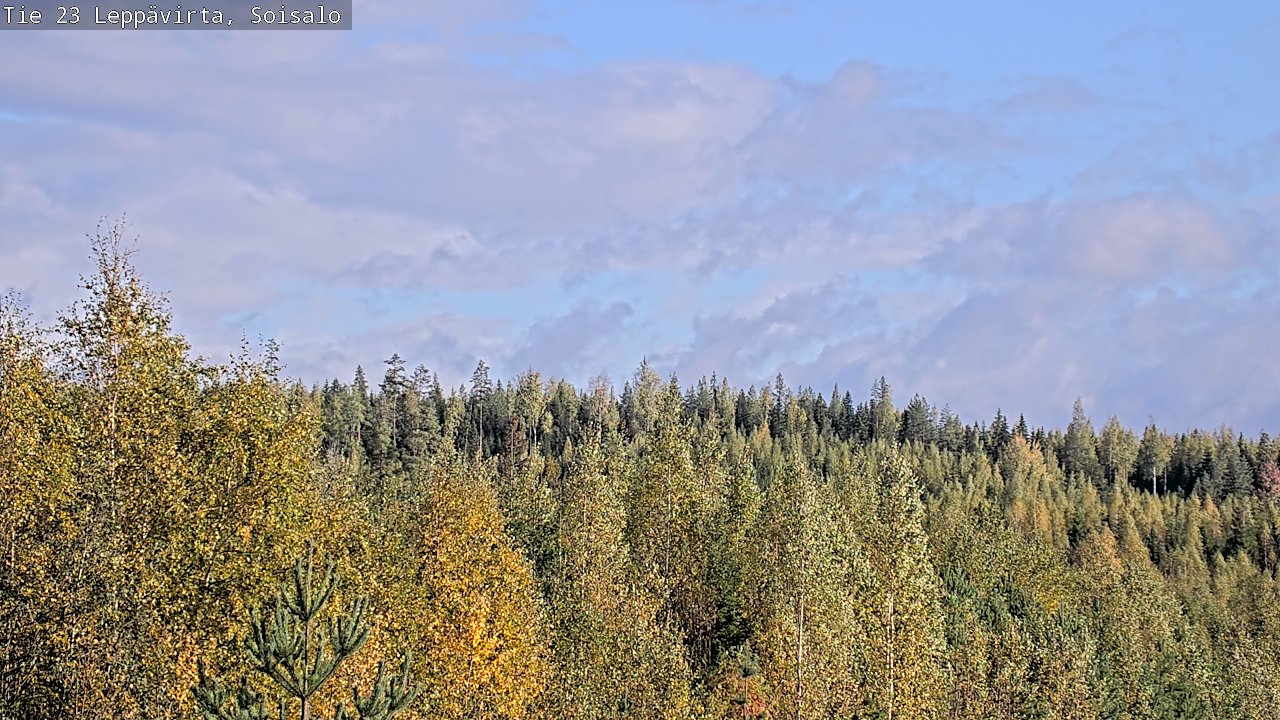 Weather Camera Image Väg 23 Leppävirta, Soisalo, Leppävirta, Pohjois-Savo