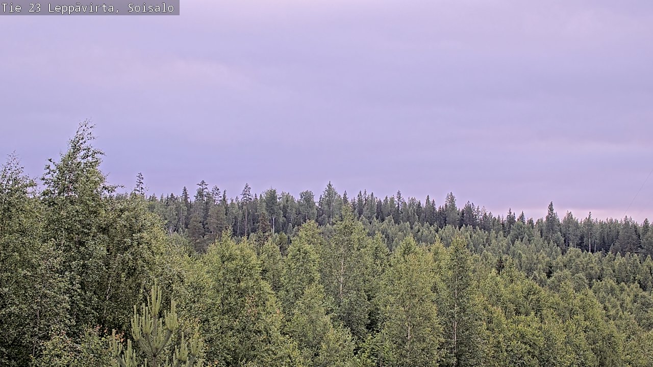 Weather Camera Image Väg 23 Leppävirta, Soisalo, Leppävirta, Pohjois-Savo
