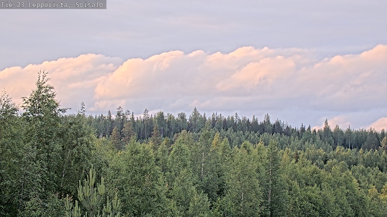 Weather Camera Image Väg 23 Leppävirta, Soisalo, Leppävirta, Pohjois-Savo
