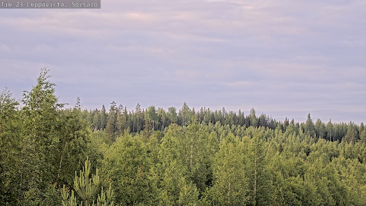 Weather Camera Image Väg 23 Leppävirta, Soisalo, Leppävirta, Pohjois-Savo