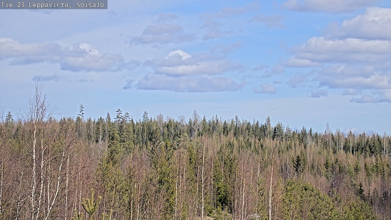 Weather Camera Image Väg 23 Leppävirta, Soisalo, Leppävirta, Pohjois-Savo