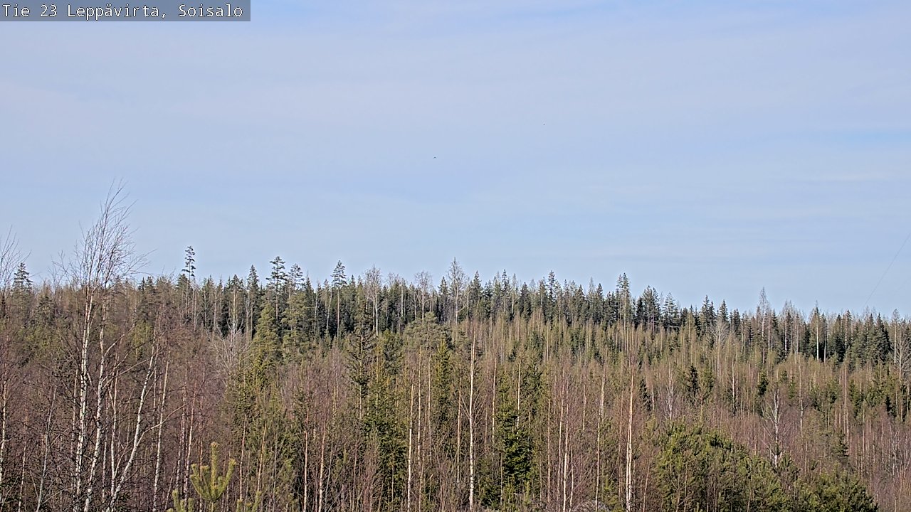Weather Camera Image Väg 23 Leppävirta, Soisalo, Leppävirta, Pohjois-Savo