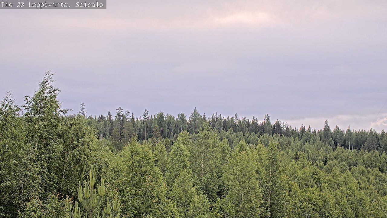 Weather Camera Image Väg 23 Leppävirta, Soisalo, Leppävirta, Pohjois-Savo