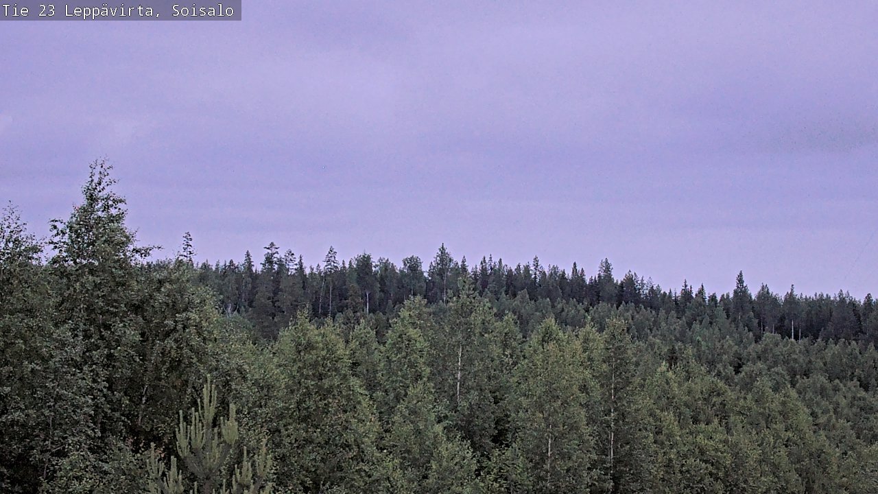Weather Camera Image Väg 23 Leppävirta, Soisalo, Leppävirta, Pohjois-Savo