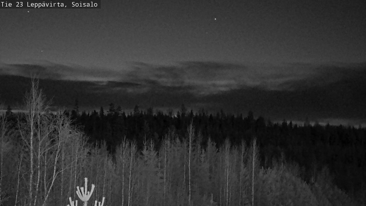 Weather Camera Image Väg 23 Leppävirta, Soisalo, Leppävirta, Pohjois-Savo