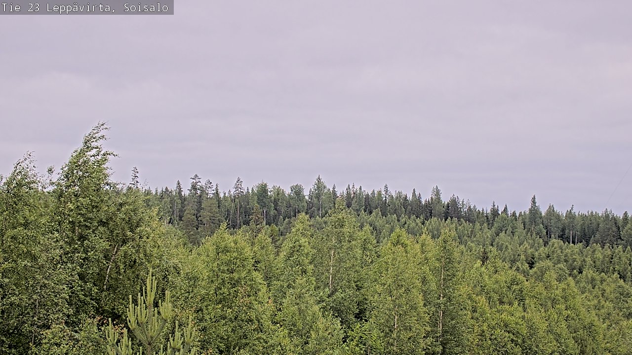 Weather Camera Image Väg 23 Leppävirta, Soisalo, Leppävirta, Pohjois-Savo