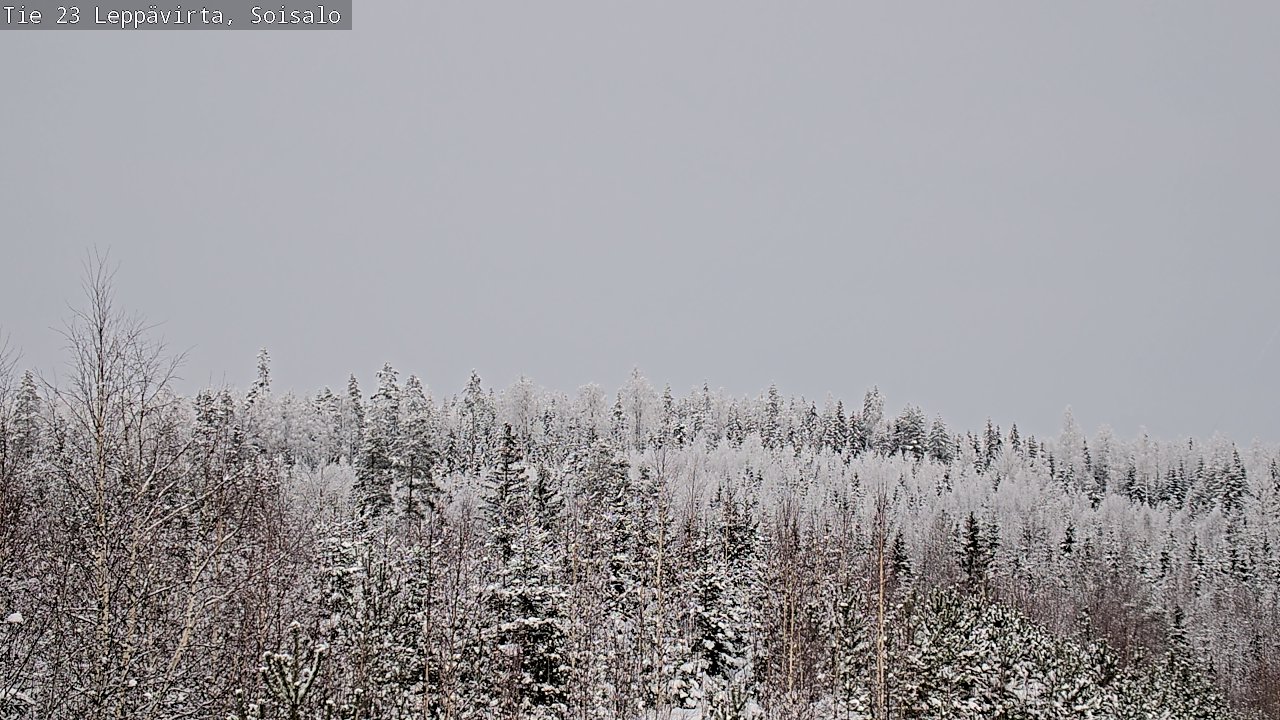 Weather Camera Image Road 23 Leppävirta, Soisalo, Leppävirta, Pohjois-Savo