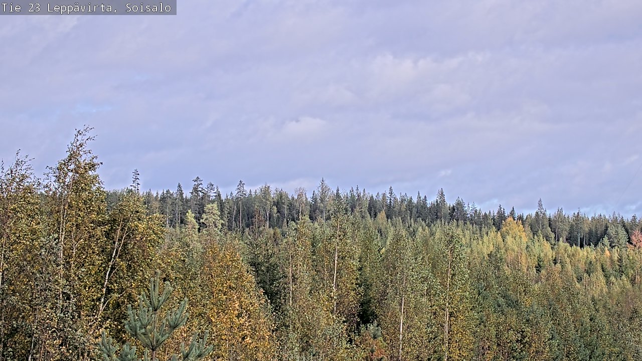 Weather Camera Image Väg 23 Leppävirta, Soisalo, Leppävirta, Pohjois-Savo