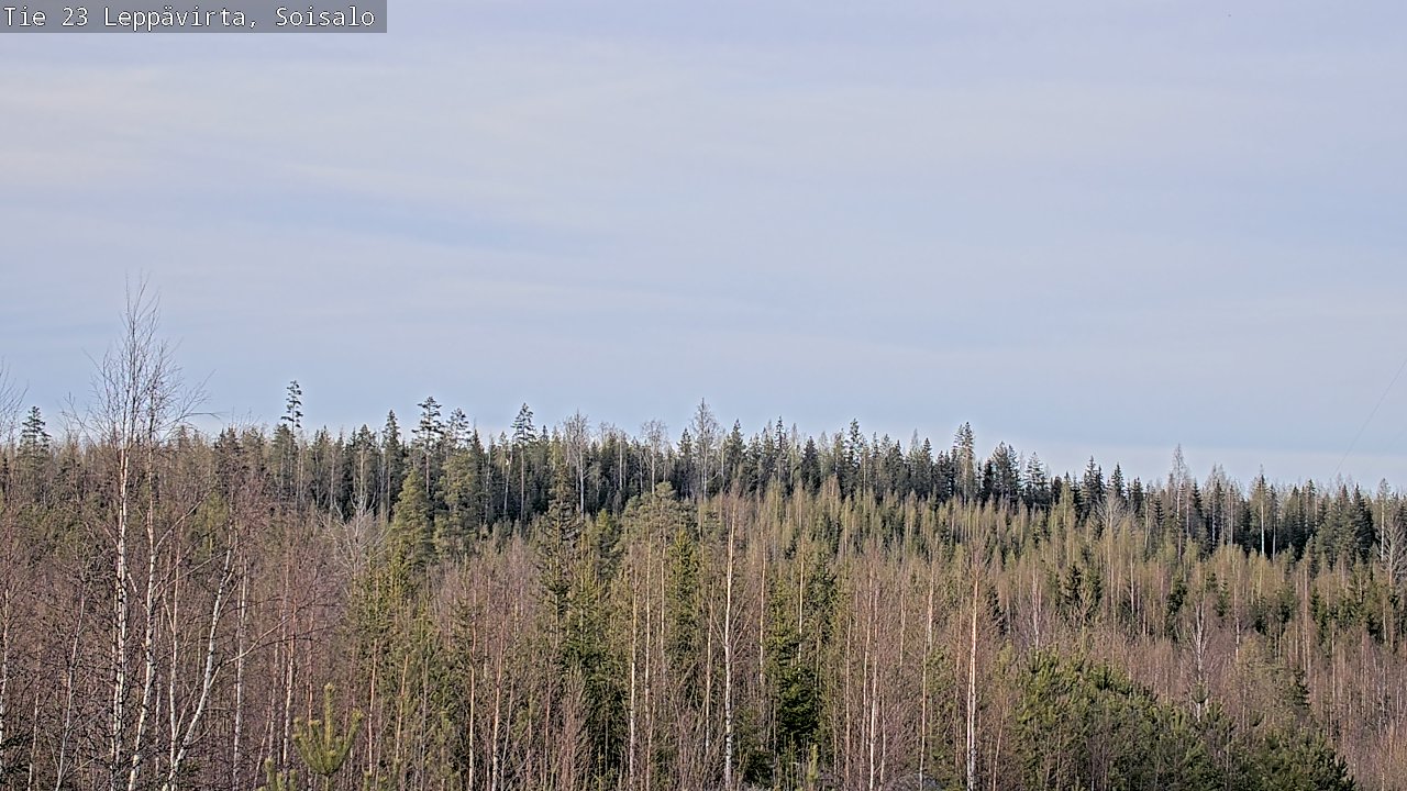 Weather Camera Image Väg 23 Leppävirta, Soisalo, Leppävirta, Pohjois-Savo