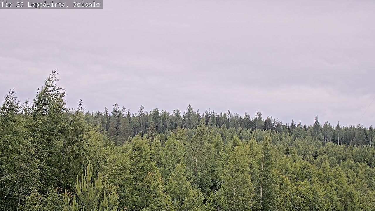 Weather Camera Image Väg 23 Leppävirta, Soisalo, Leppävirta, Pohjois-Savo