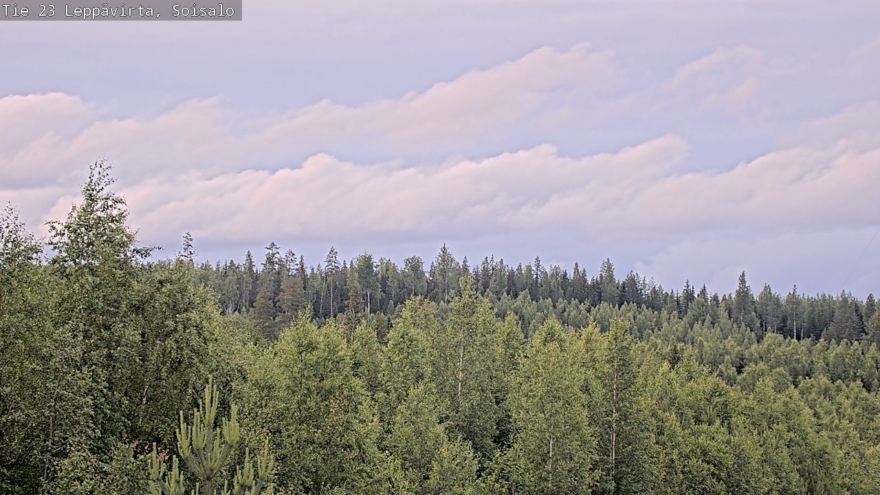 Weather Camera Image Väg 23 Leppävirta, Soisalo, Leppävirta, Pohjois-Savo