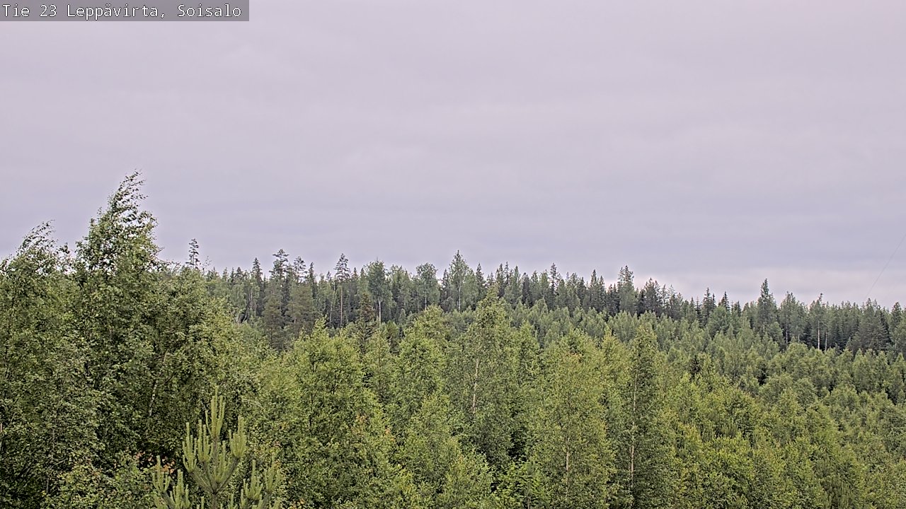 Weather Camera Image Väg 23 Leppävirta, Soisalo, Leppävirta, Pohjois-Savo