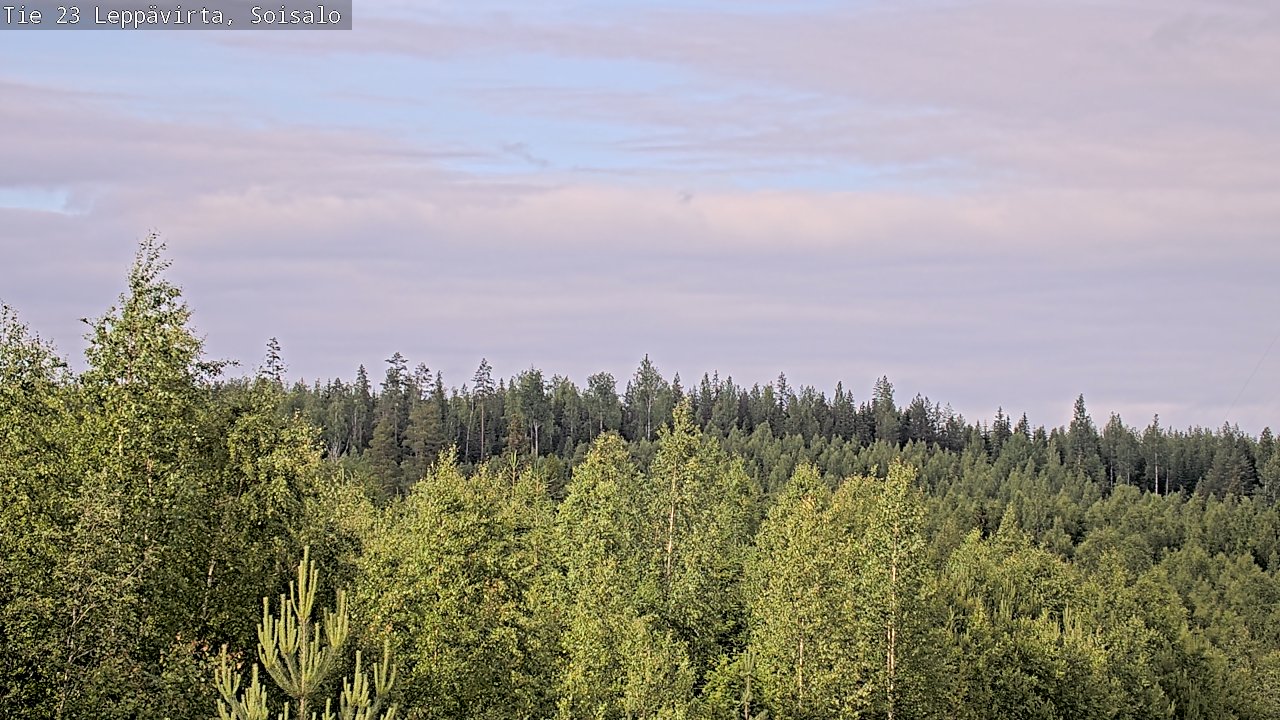 Weather Camera Image Väg 23 Leppävirta, Soisalo, Leppävirta, Pohjois-Savo