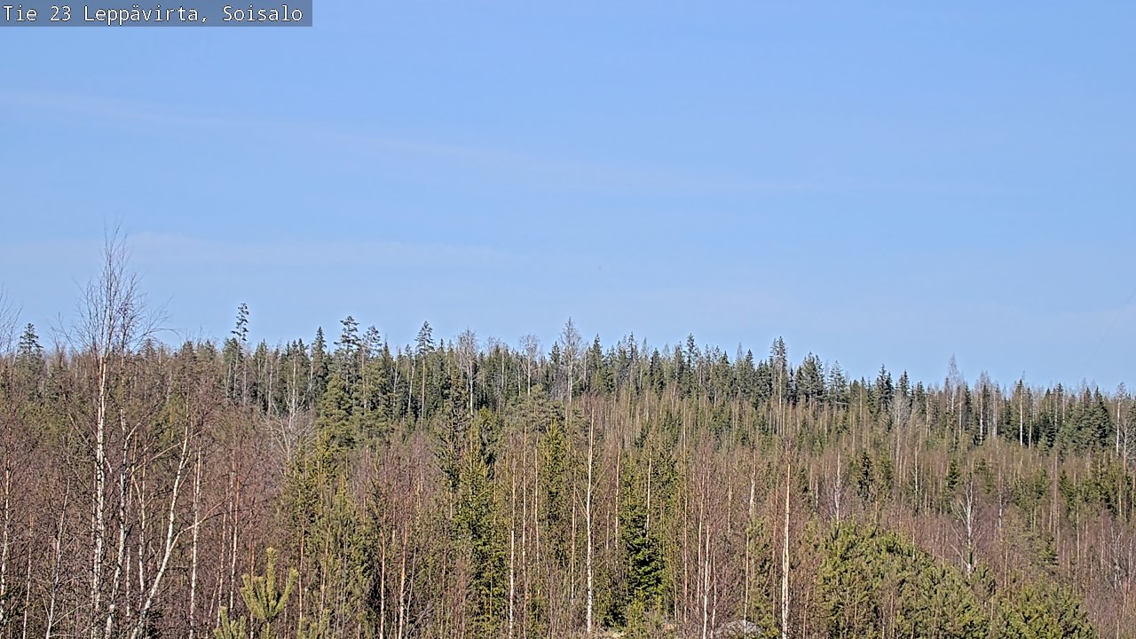 Weather Camera Image Väg 23 Leppävirta, Soisalo, Leppävirta, Pohjois-Savo