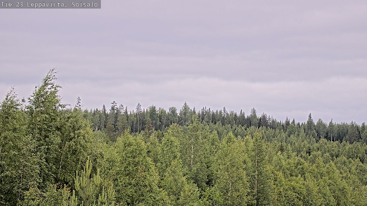 Weather Camera Image Väg 23 Leppävirta, Soisalo, Leppävirta, Pohjois-Savo