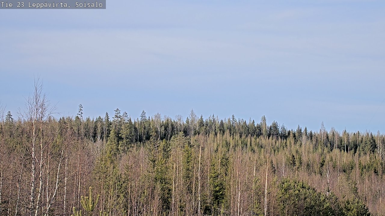 Weather Camera Image Väg 23 Leppävirta, Soisalo, Leppävirta, Pohjois-Savo