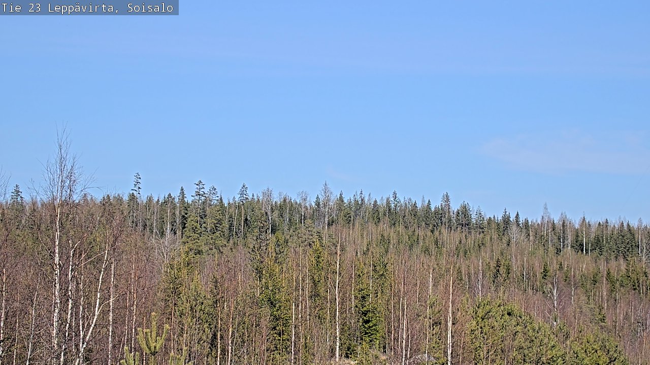 Weather Camera Image Väg 23 Leppävirta, Soisalo, Leppävirta, Pohjois-Savo
