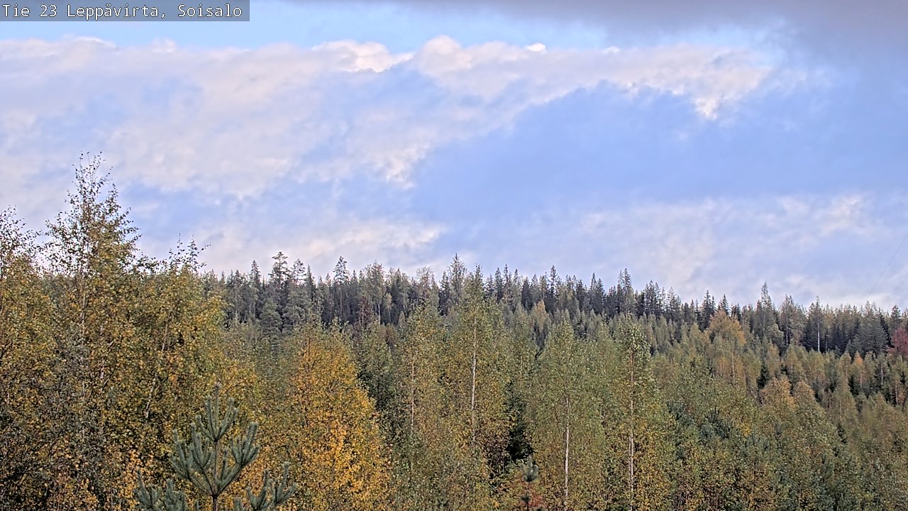 Weather Camera Image Väg 23 Leppävirta, Soisalo, Leppävirta, Pohjois-Savo