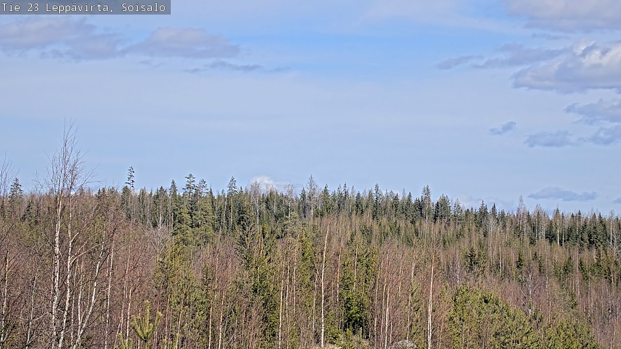 Weather Camera Image Väg 23 Leppävirta, Soisalo, Leppävirta, Pohjois-Savo