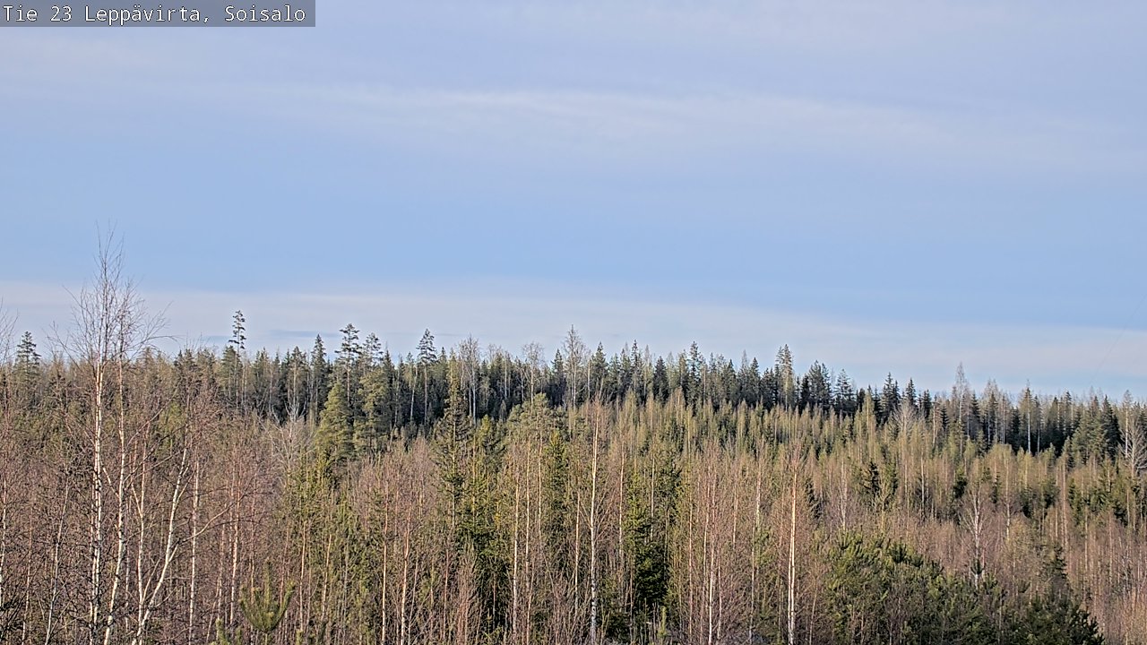 Weather Camera Image Väg 23 Leppävirta, Soisalo, Leppävirta, Pohjois-Savo