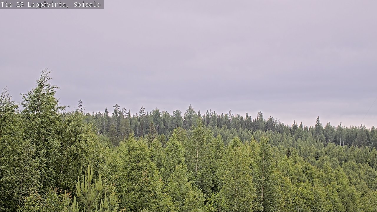 Weather Camera Image Väg 23 Leppävirta, Soisalo, Leppävirta, Pohjois-Savo