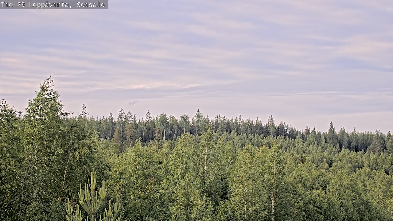 Weather Camera Image Väg 23 Leppävirta, Soisalo, Leppävirta, Pohjois-Savo