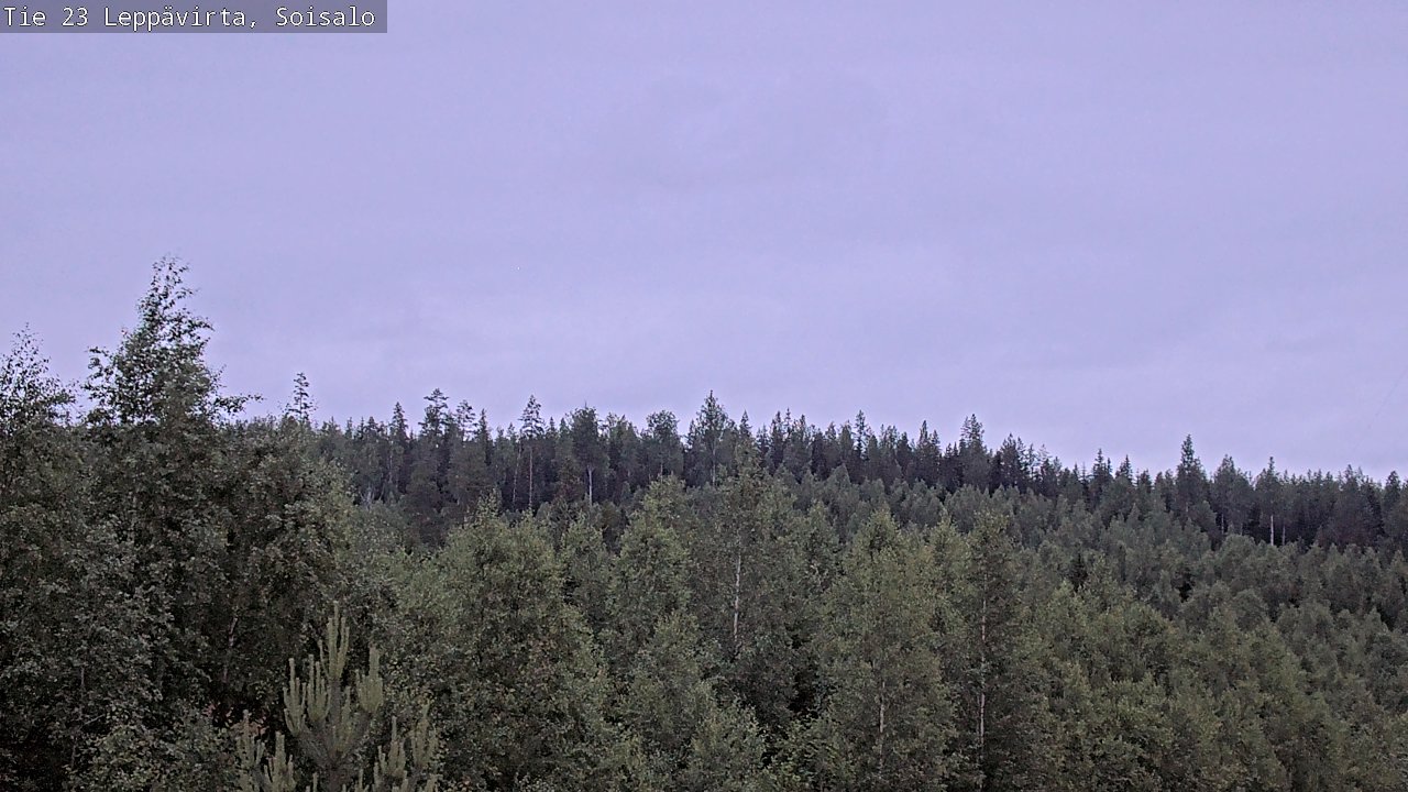 Weather Camera Image Väg 23 Leppävirta, Soisalo, Leppävirta, Pohjois-Savo