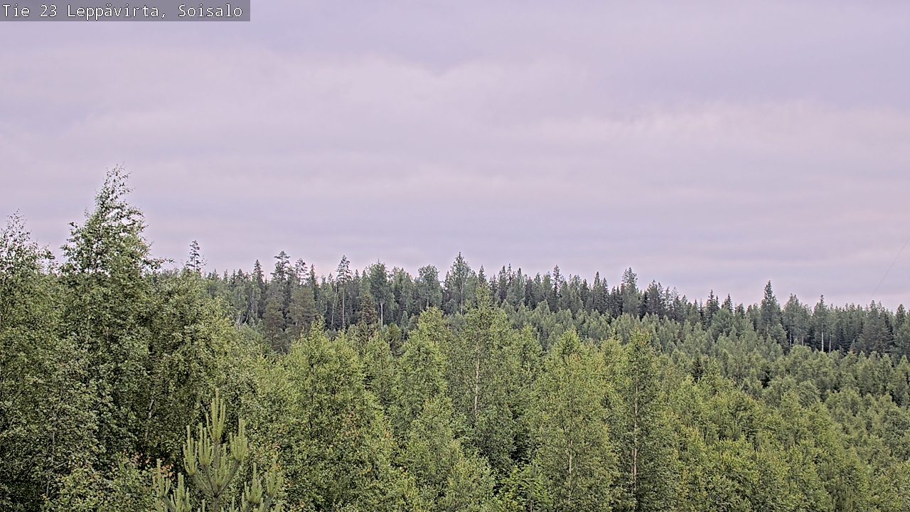 Weather Camera Image Väg 23 Leppävirta, Soisalo, Leppävirta, Pohjois-Savo