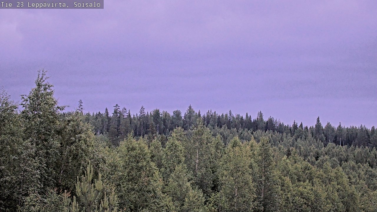 Weather Camera Image Väg 23 Leppävirta, Soisalo, Leppävirta, Pohjois-Savo