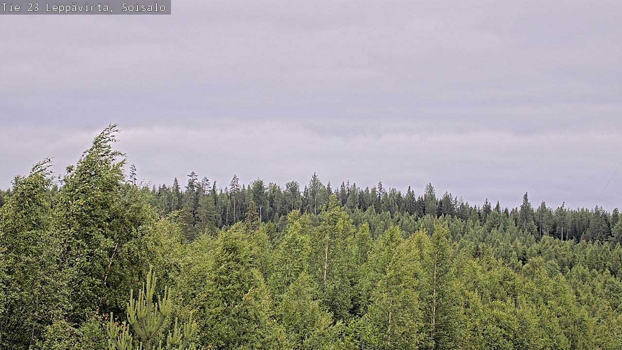 Weather Camera Image Väg 23 Leppävirta, Soisalo, Leppävirta, Pohjois-Savo