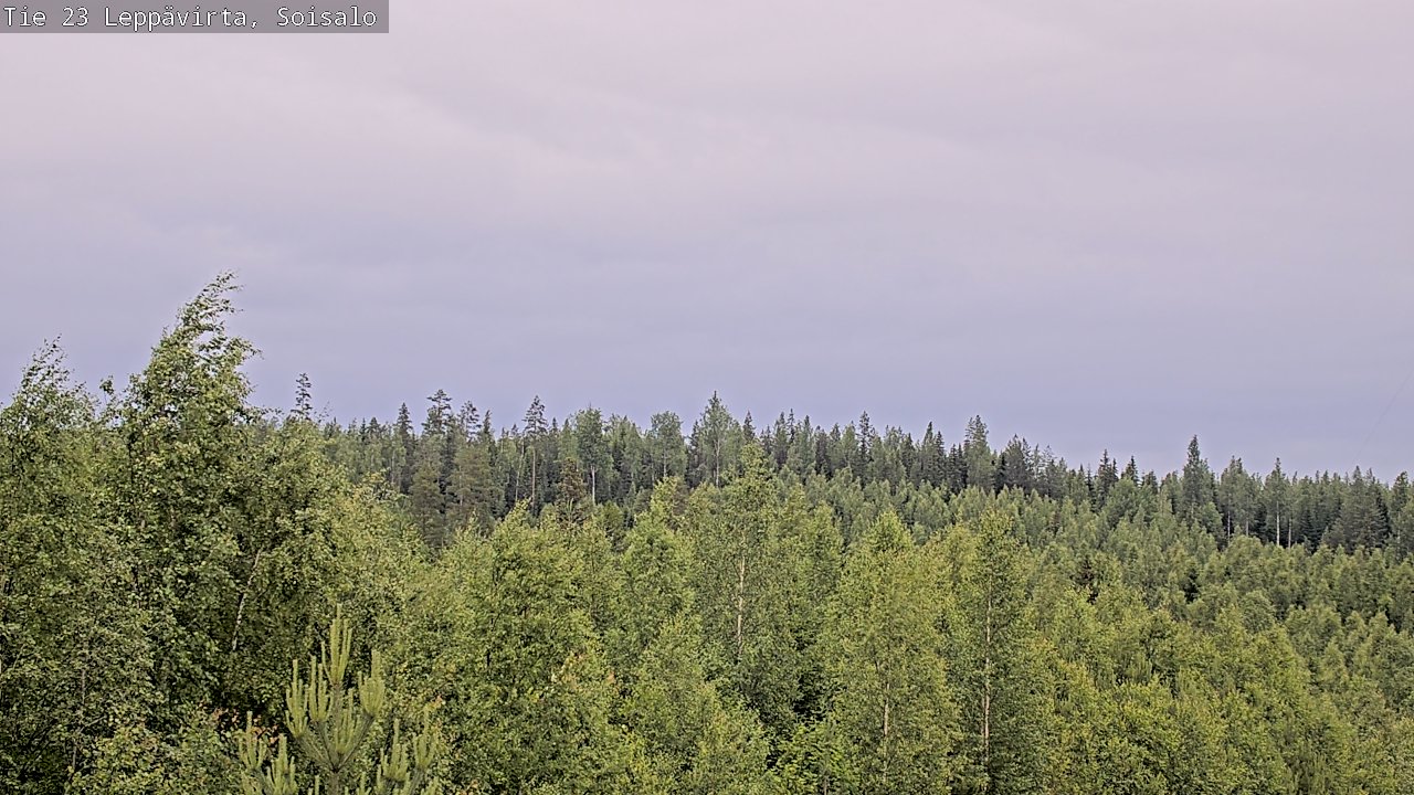 Weather Camera Image Väg 23 Leppävirta, Soisalo, Leppävirta, Pohjois-Savo