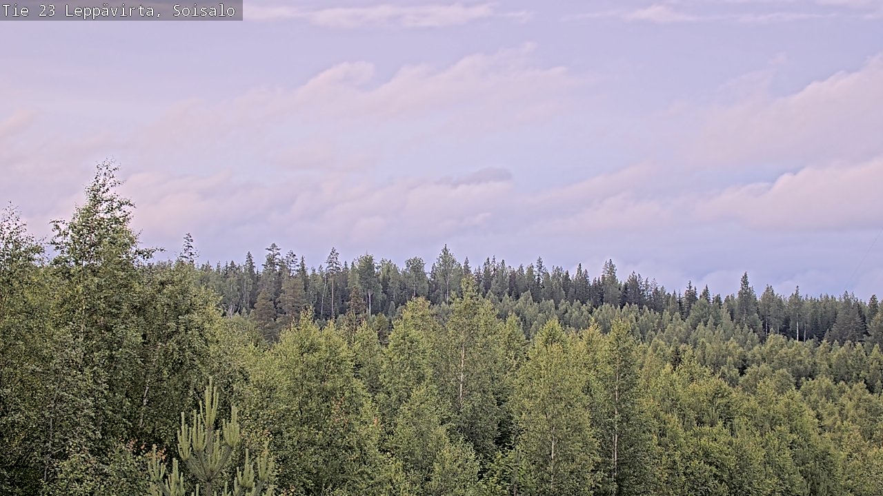 Weather Camera Image Väg 23 Leppävirta, Soisalo, Leppävirta, Pohjois-Savo