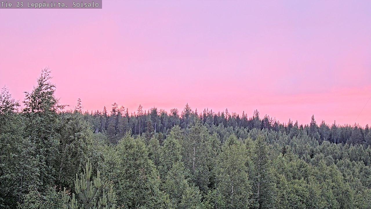 Weather Camera Image Väg 23 Leppävirta, Soisalo, Leppävirta, Pohjois-Savo