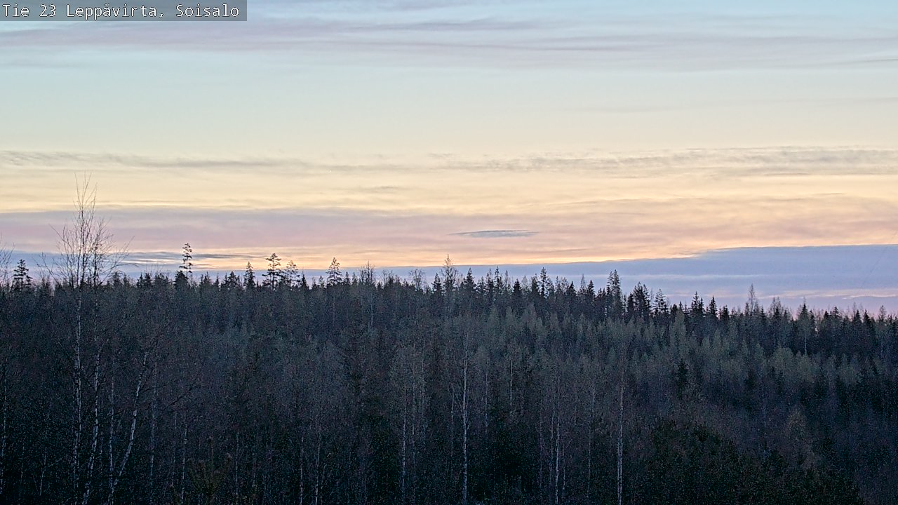 Weather Camera Image Väg 23 Leppävirta, Soisalo, Leppävirta, Pohjois-Savo
