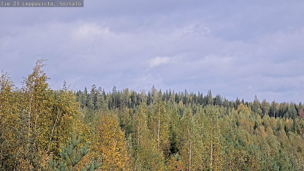 Weather Camera Image Väg 23 Leppävirta, Soisalo, Leppävirta, Pohjois-Savo