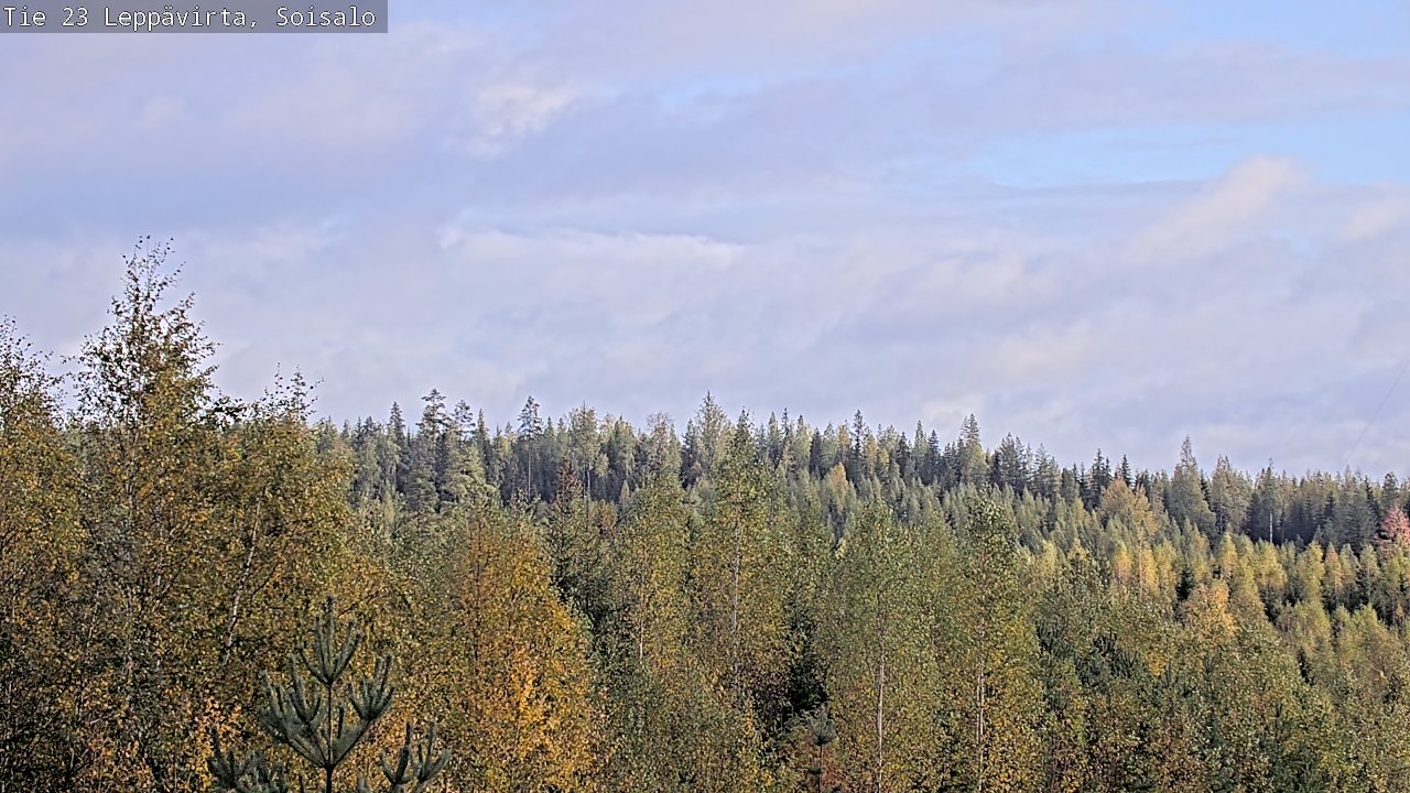 Weather Camera Image Väg 23 Leppävirta, Soisalo, Leppävirta, Pohjois-Savo