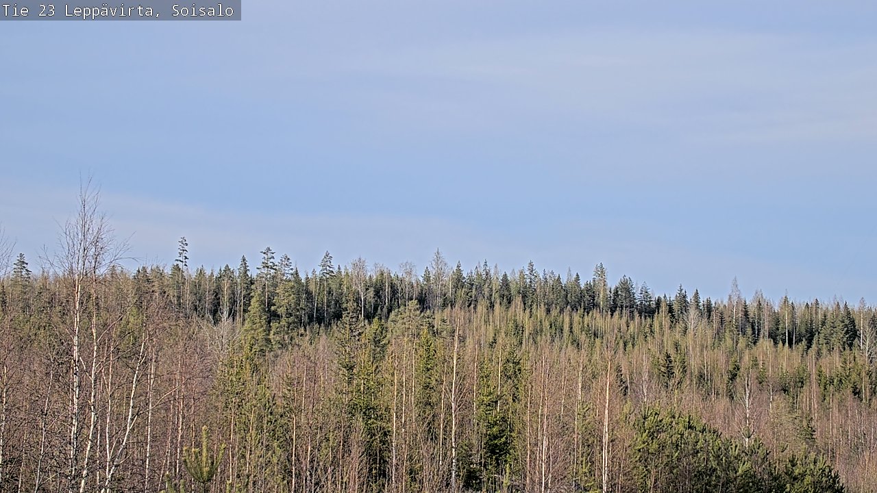 Weather Camera Image Väg 23 Leppävirta, Soisalo, Leppävirta, Pohjois-Savo