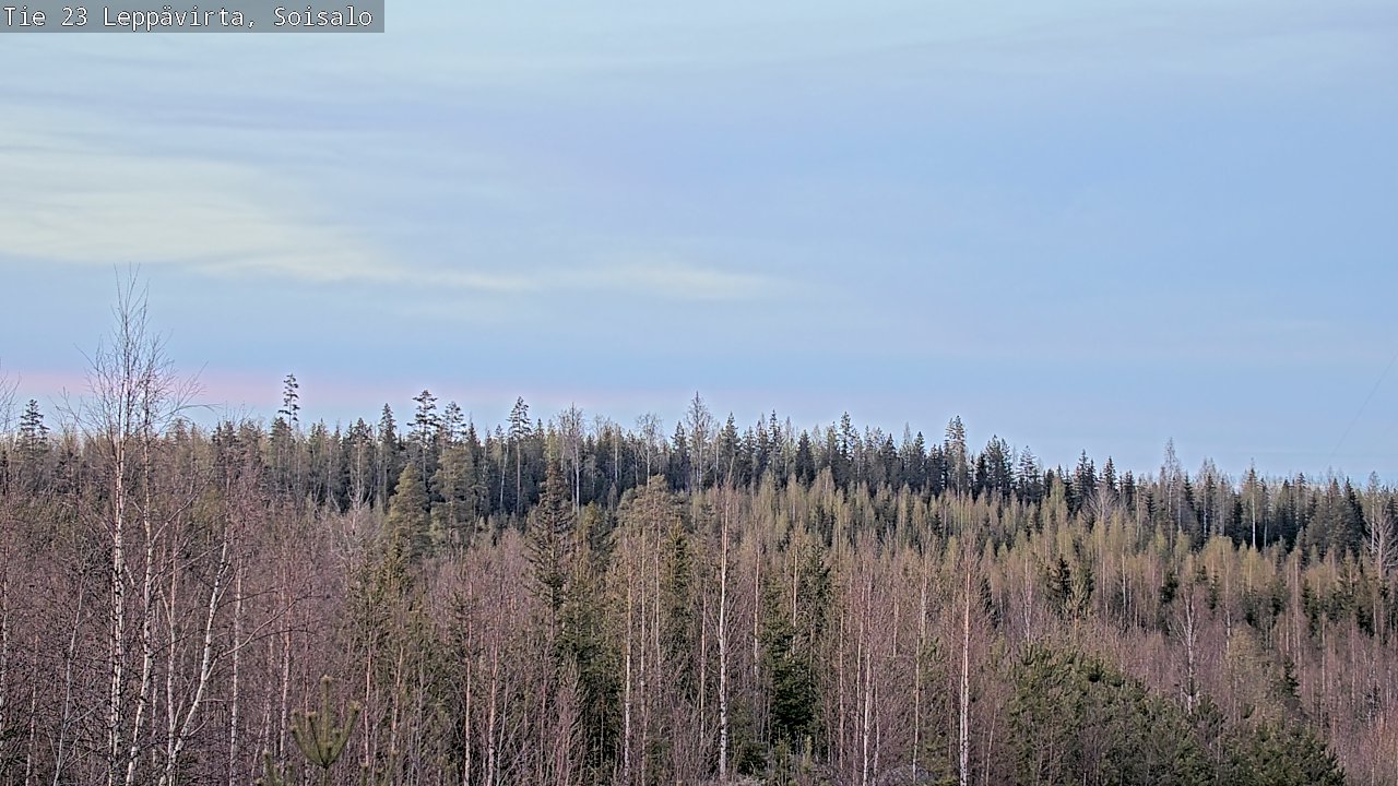 Weather Camera Image Väg 23 Leppävirta, Soisalo, Leppävirta, Pohjois-Savo