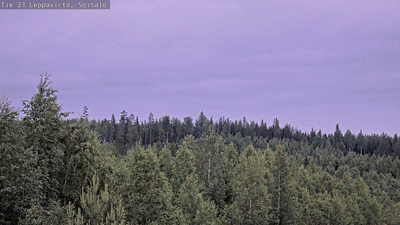 Weather Camera Image Väg 23 Leppävirta, Soisalo, Leppävirta, Pohjois-Savo