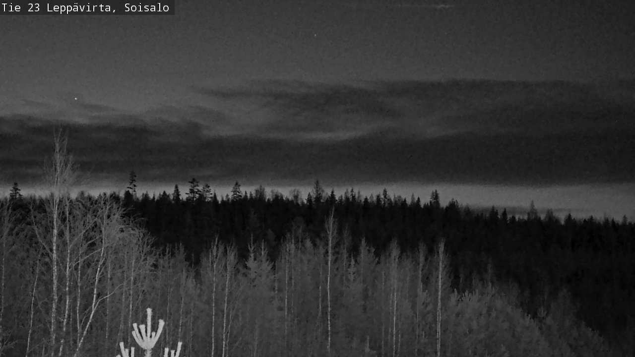 Weather Camera Image Väg 23 Leppävirta, Soisalo, Leppävirta, Pohjois-Savo