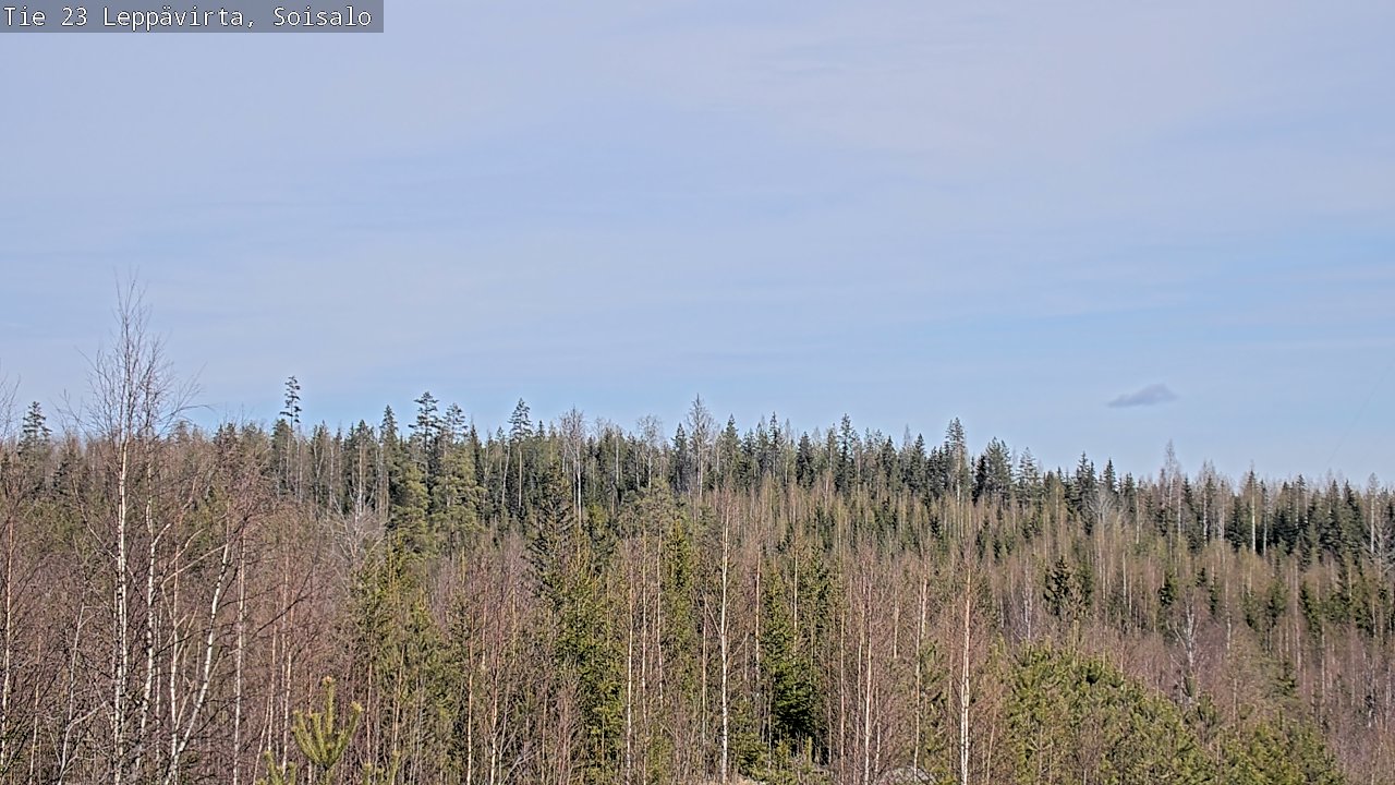 Weather Camera Image Väg 23 Leppävirta, Soisalo, Leppävirta, Pohjois-Savo