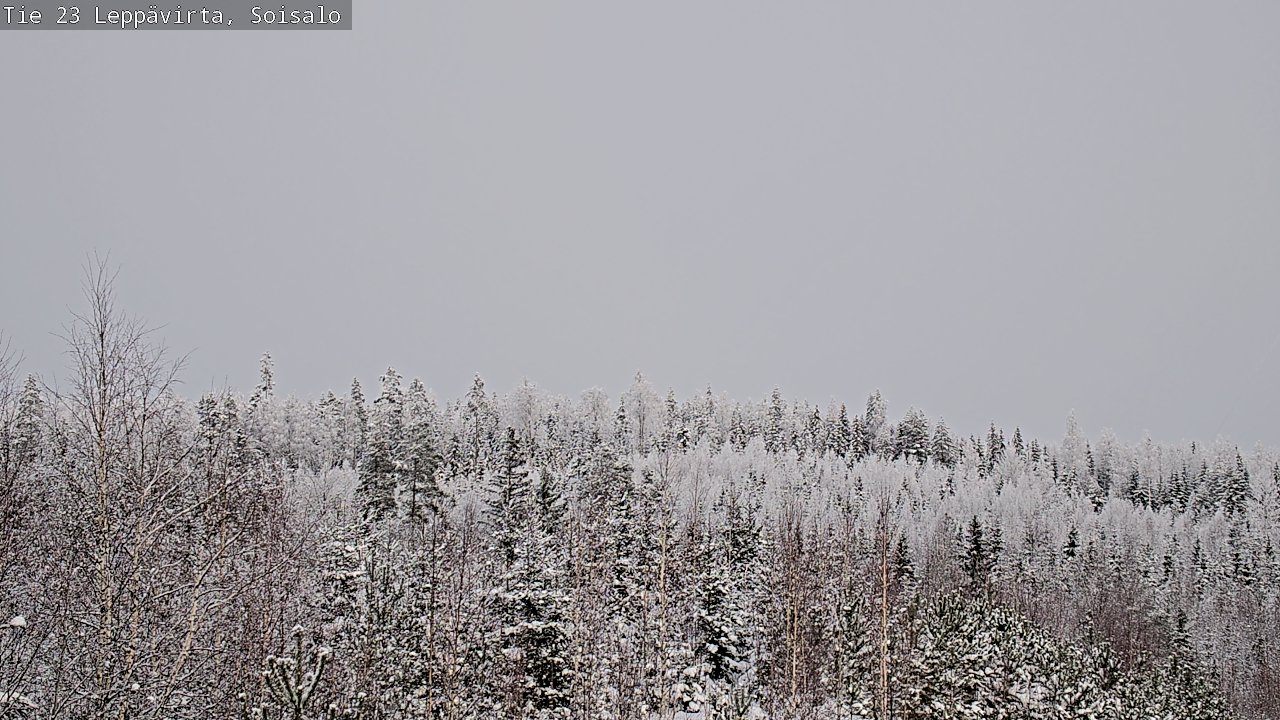 Weather Camera Image Road 23 Leppävirta, Soisalo, Leppävirta, Pohjois-Savo