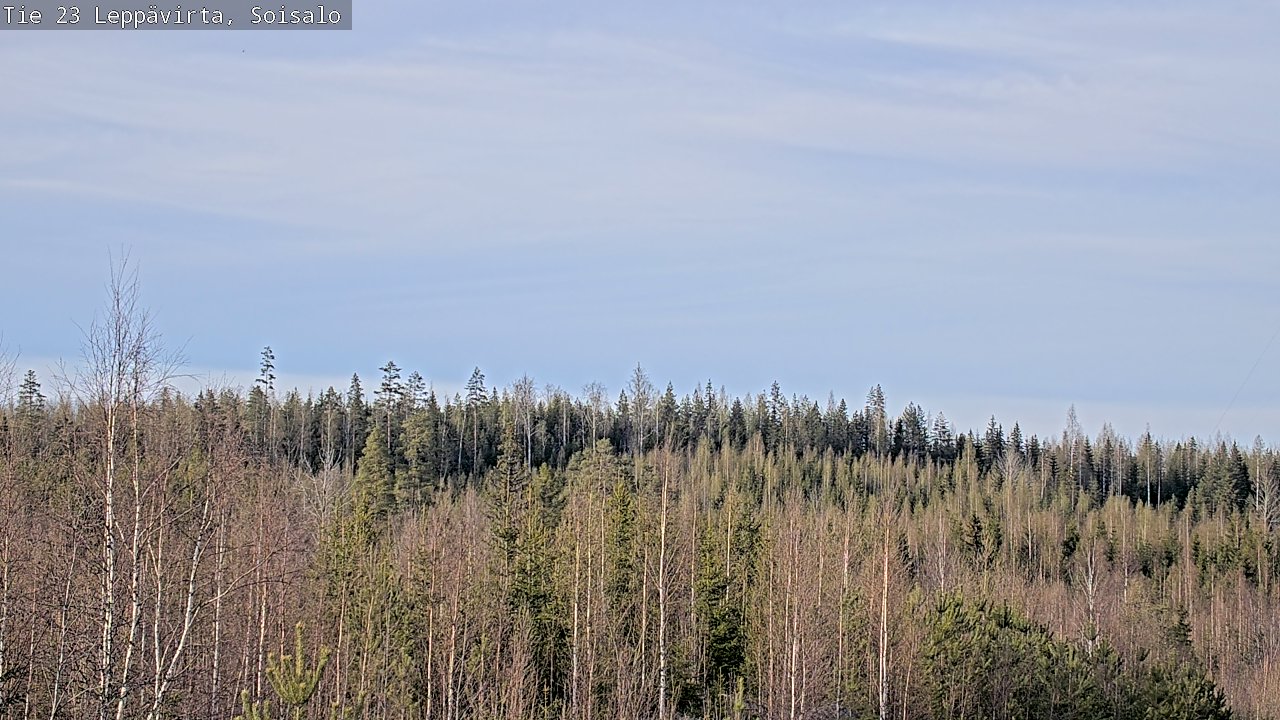 Weather Camera Image Väg 23 Leppävirta, Soisalo, Leppävirta, Pohjois-Savo